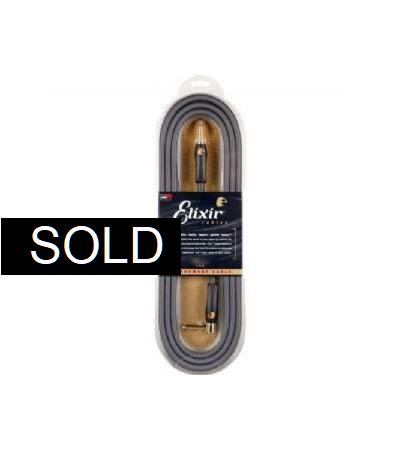 Elixir Cable 15 ft-4.5m Angled Jack-Angled Jack